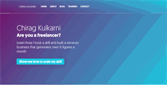Desktop Screenshot of chiragkulkarni.com
